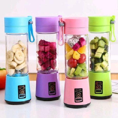 Portable Home USB Rechargeable Electric Fruit Extractor Juice Blender Machine | Mini Smoothie Maker | Personal Juicer Cup | Random Color