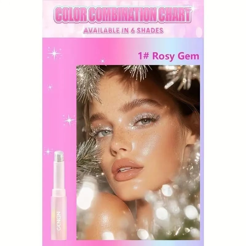 2 In 1 Jelly Shiny Shimmering Eyeshadow Stick
