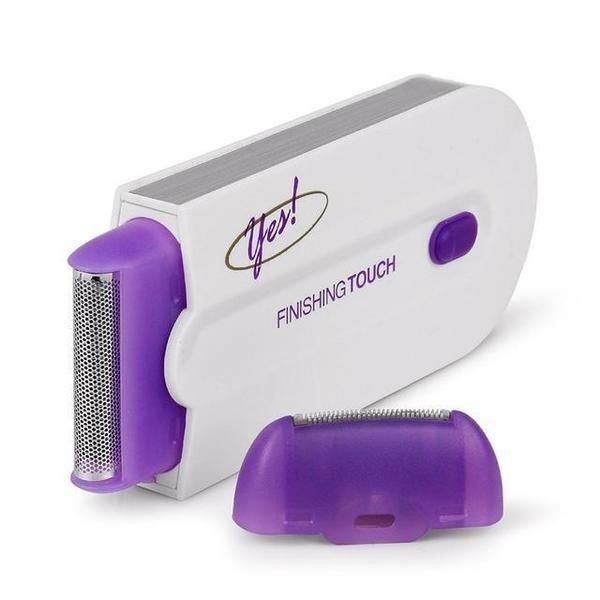 Finishing Touch Yes Hair Remover – Rechargeable Painless Facial & Body Hair Removal Device for Women | Electric Epilator for Face, Upper Lip, Underarms, Bikini & Legs
