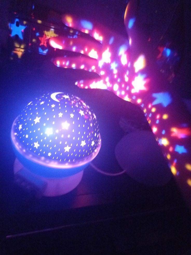 Night Light Star Lamp Starry Sky Projector | 360° Rotating LED Star Light Lamp With Multicolor Projection | Perfect Table Night Lamp Gift For Babies And Children (Random Color)