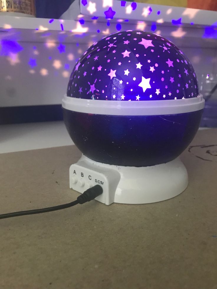 Night Light Star Lamp Starry Sky Projector | 360° Rotating LED Star Light Lamp With Multicolor Projection | Perfect Table Night Lamp Gift For Babies And Children (Random Color)