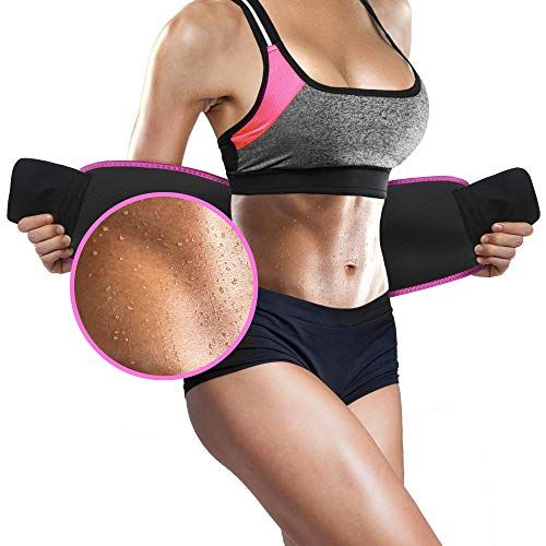 Slimming Waist Trimmer Belt for Men & Women – Adjustable Sweat Belt for Weight Loss, Tummy Control & Workout Support (Free Size, Random Color)